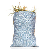 Blue Pattern Hay Bag