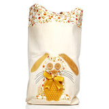 Calico Applique Rabbit Bag