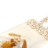 Calico Applique Rabbit Bag