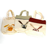 Calico Applique Rabbit Bag