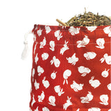 White Bunnies Hay Bag