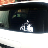 Bunnies Car Sticker