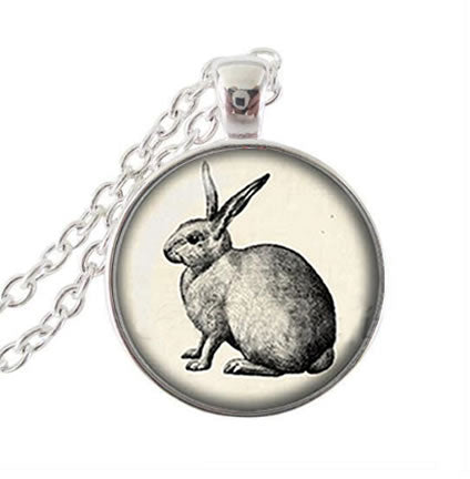 Vintage Bunny Necklace