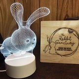 Bunny 3d Led Lamp